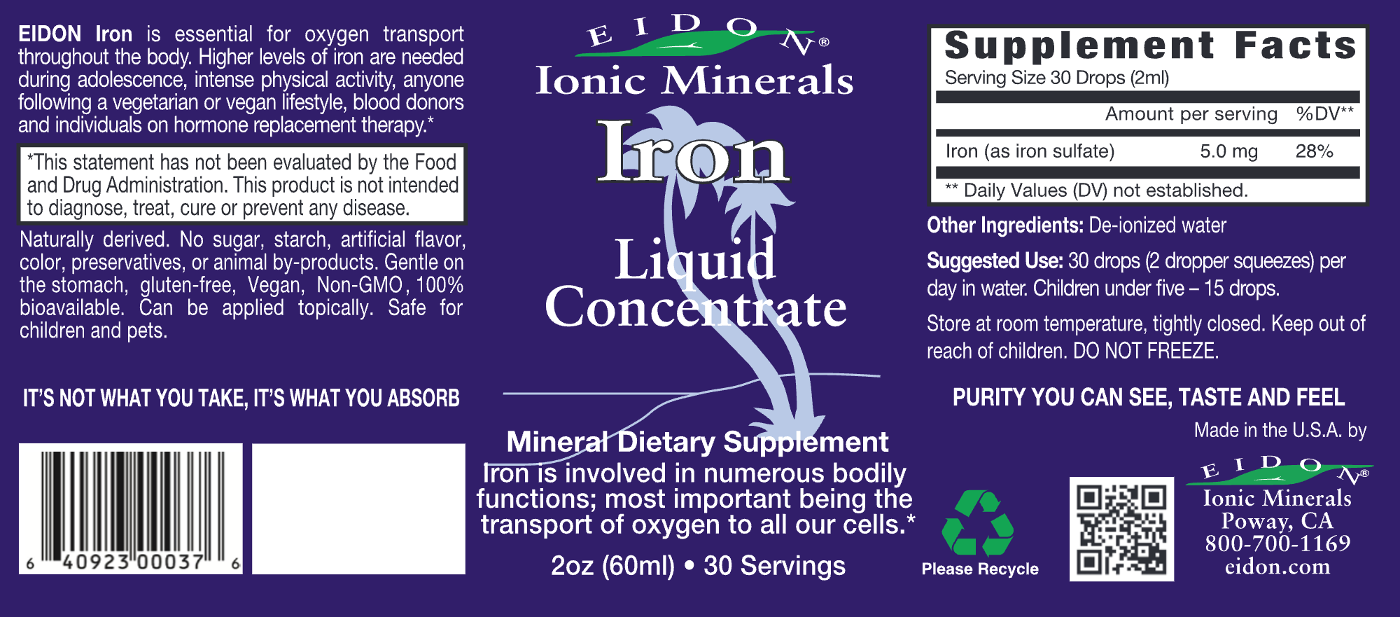 Eidon Iron 2 fl oz