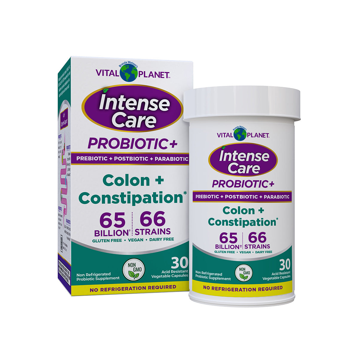 Vital Planet Intense Care Probiotic + Colon + Constipation