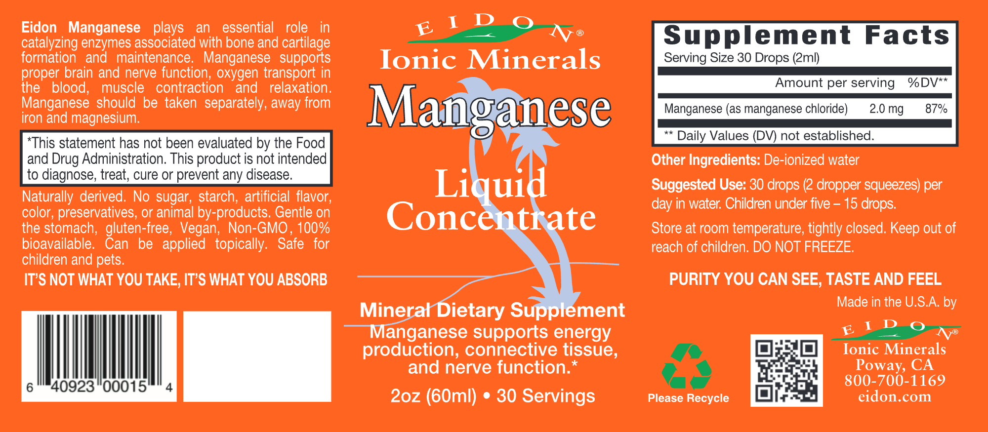 Eidon Manganese 2 oz