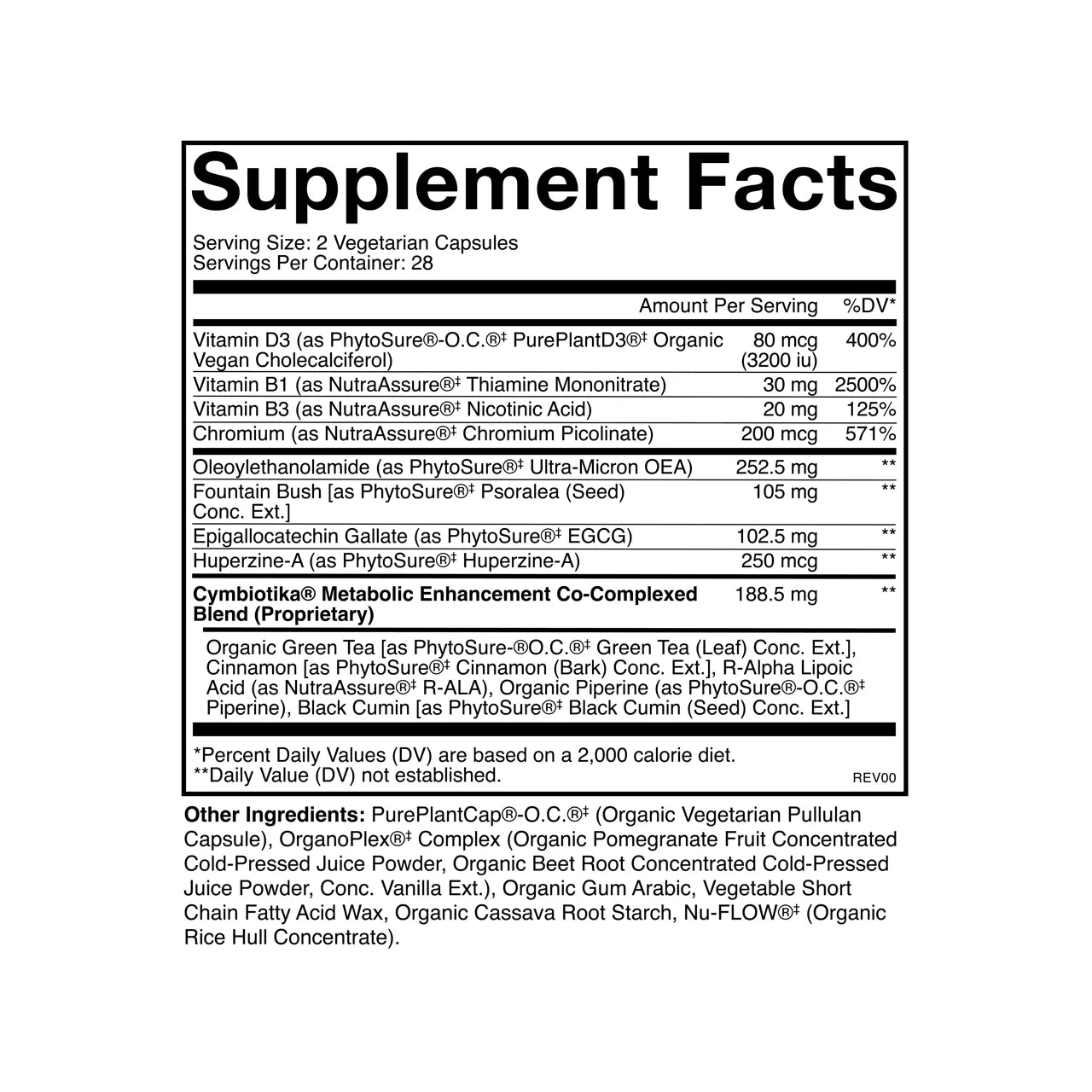 Cymbiotika Metabolic Health 56caps