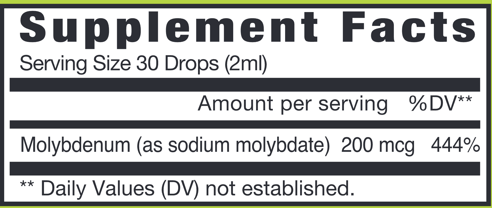 Eidon Molybdenum 2oz