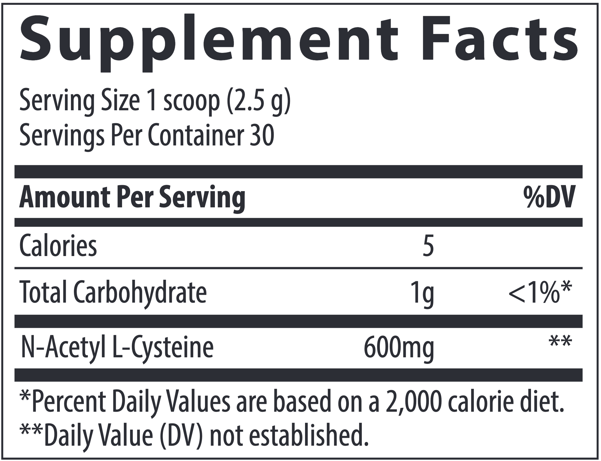 Trace Minerals NAC Powder 600mg