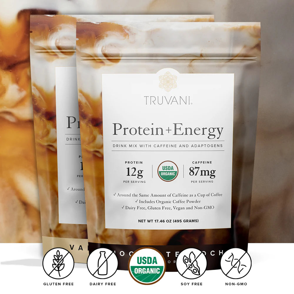 Truvani Protein and Energy Chocolate Mocha 20 servings