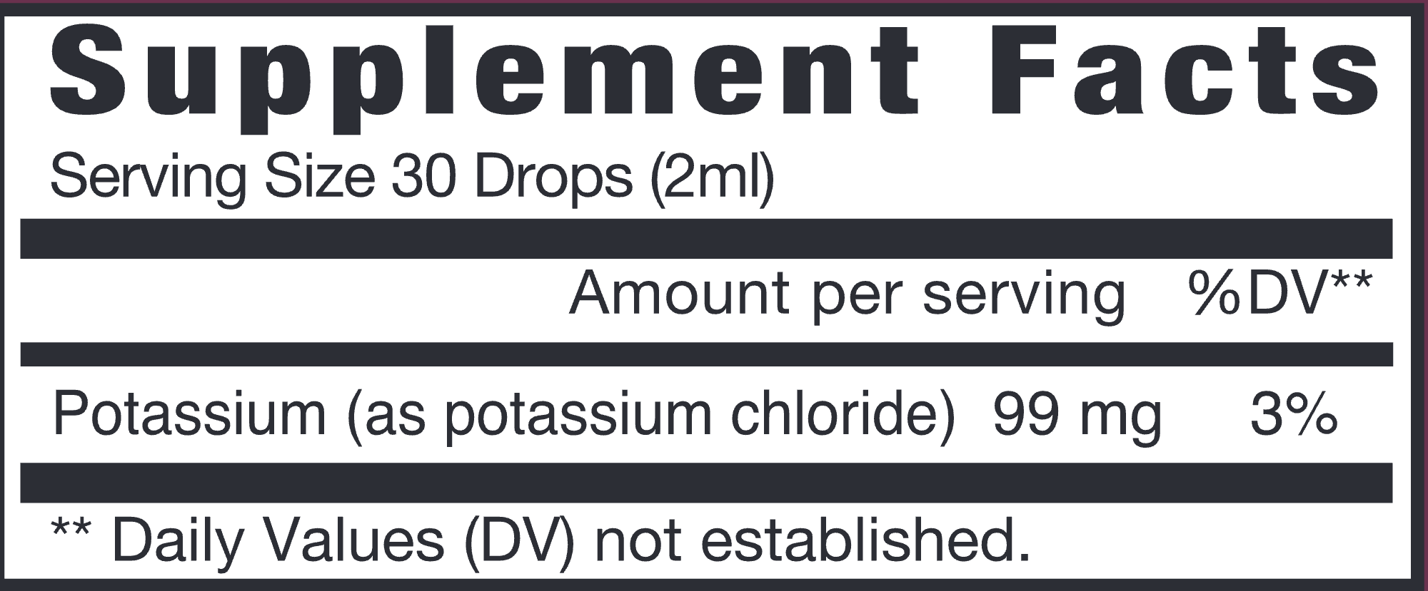 Eidon Potassium 2 fl oz (60 ml)