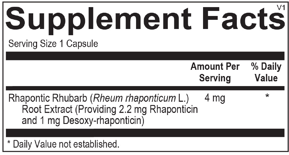 Ortho Molecular Products Rhubestryn Menopause Relief 30 caps