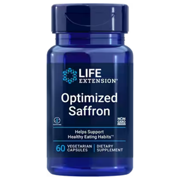 Life Extension Optimized Saffron 60 Vegetarian Capsules