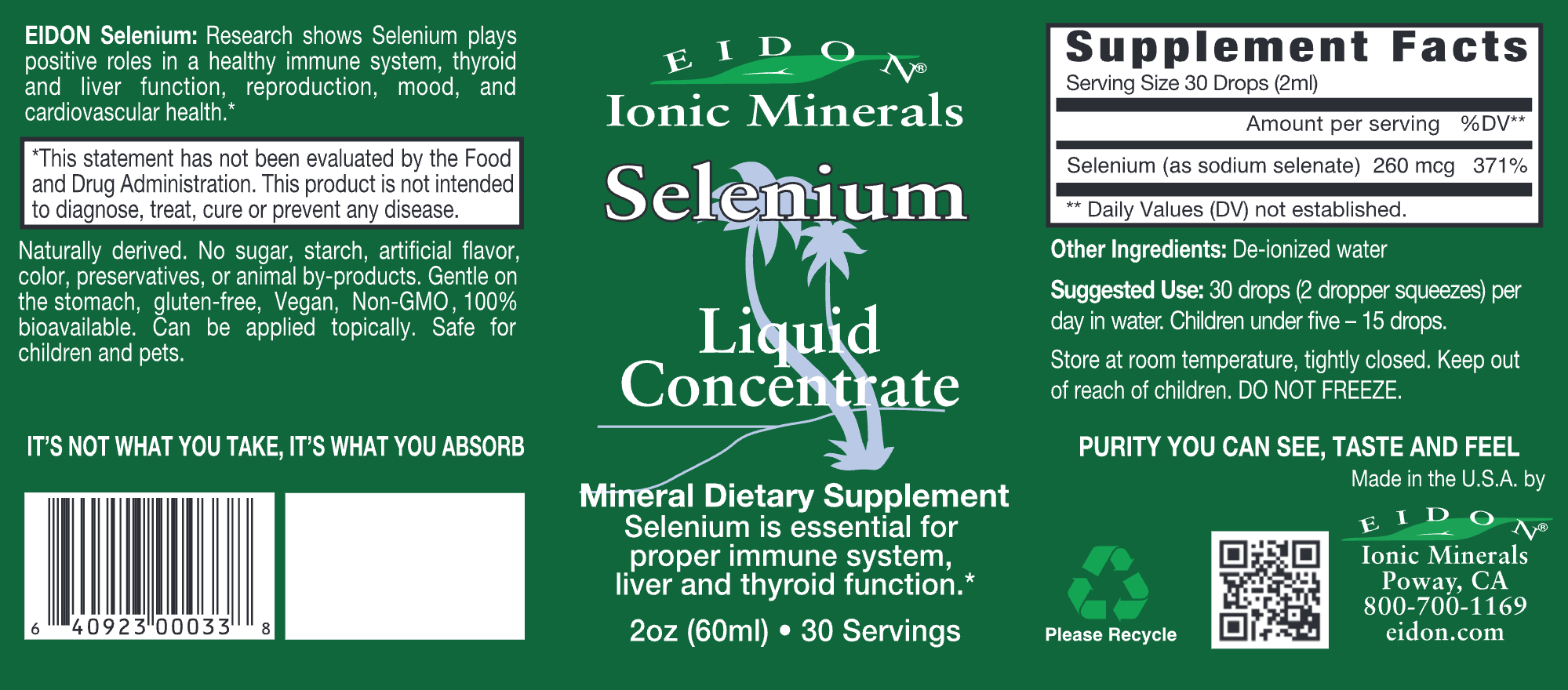 Eidon Selenium 2 fl oz (60 ml)