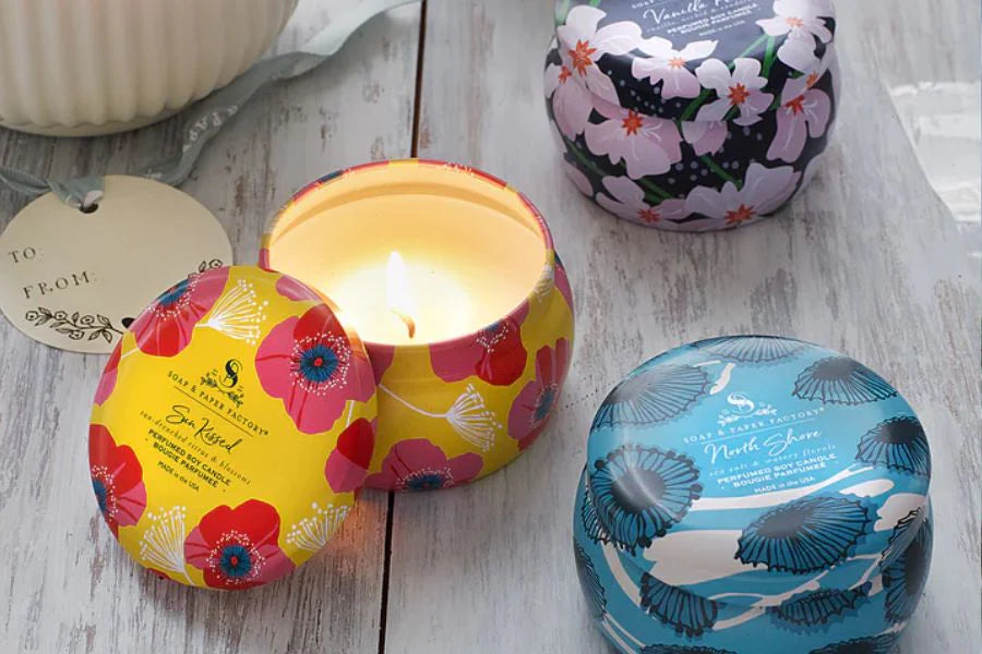 Soap & Paper Factory Tin Soy Candle