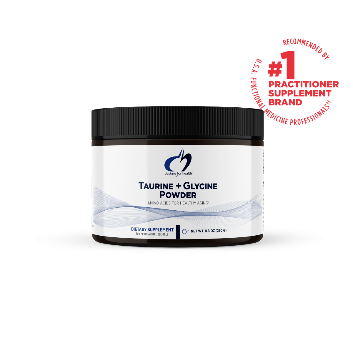 Designs for Health Taurine + Glycine Powder 8.8oz