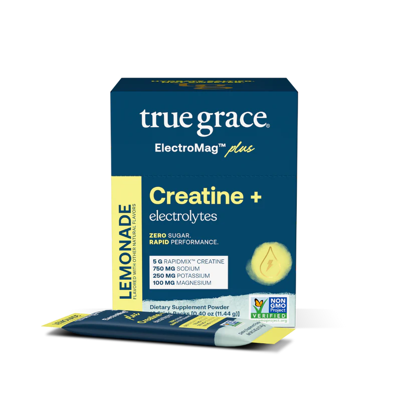 True Grace Creatine + Lemonade Flavor 16 Stick Box
