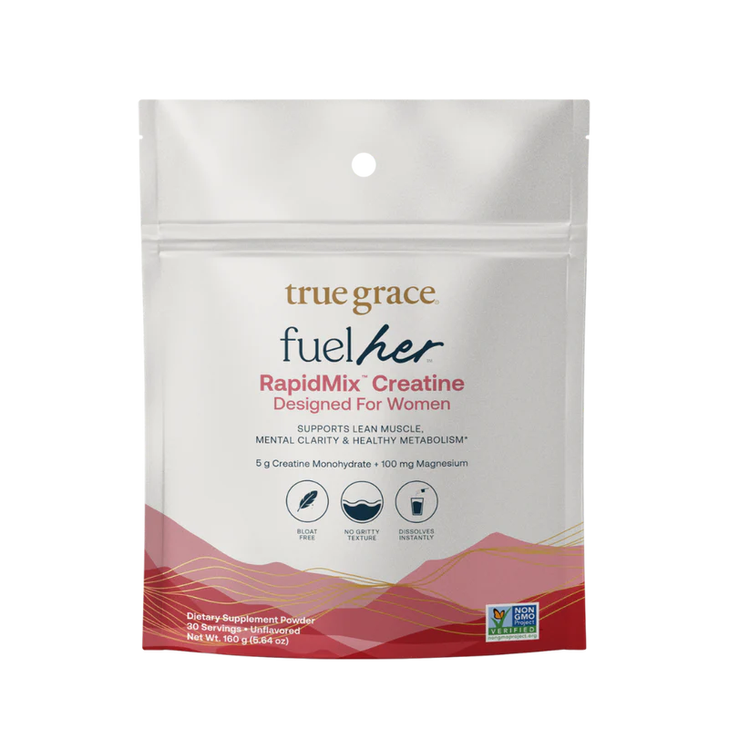 True Grace Fuel Her Creatine Powder 30 serving bag