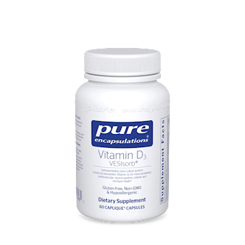 Pure Encapsulations Vitamin D3 Vegan 2,000iu 120cap