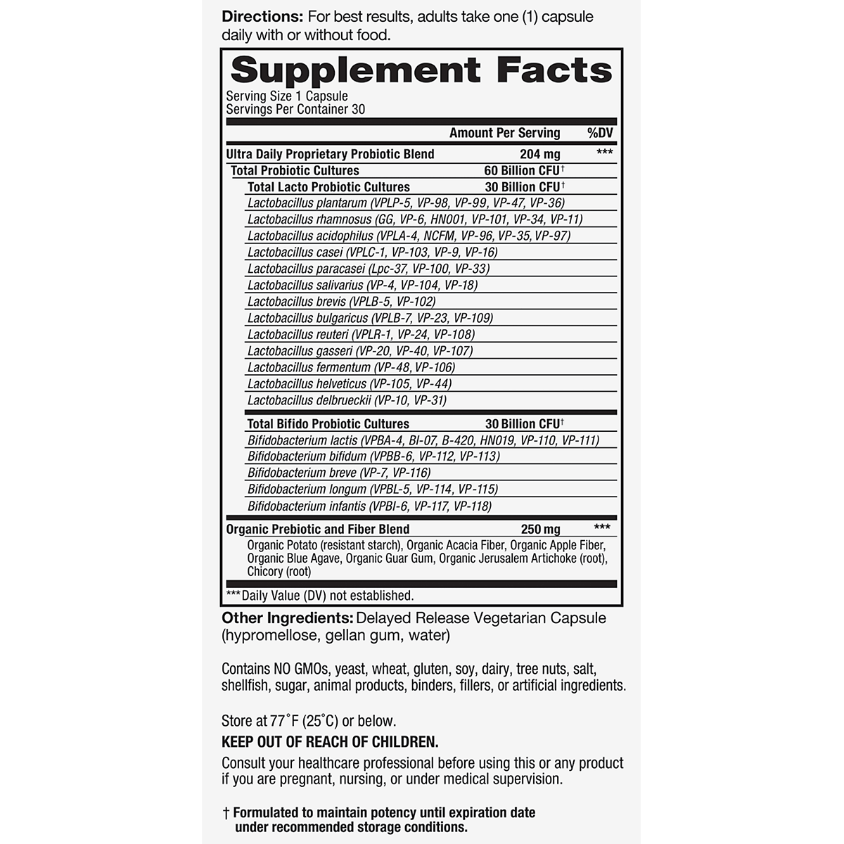 Vital Planet Vital Flora Ultra Daily 60 caps