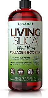 Orgono Living Silica Plant Based Collagen Booster - 33.85 fl ounces