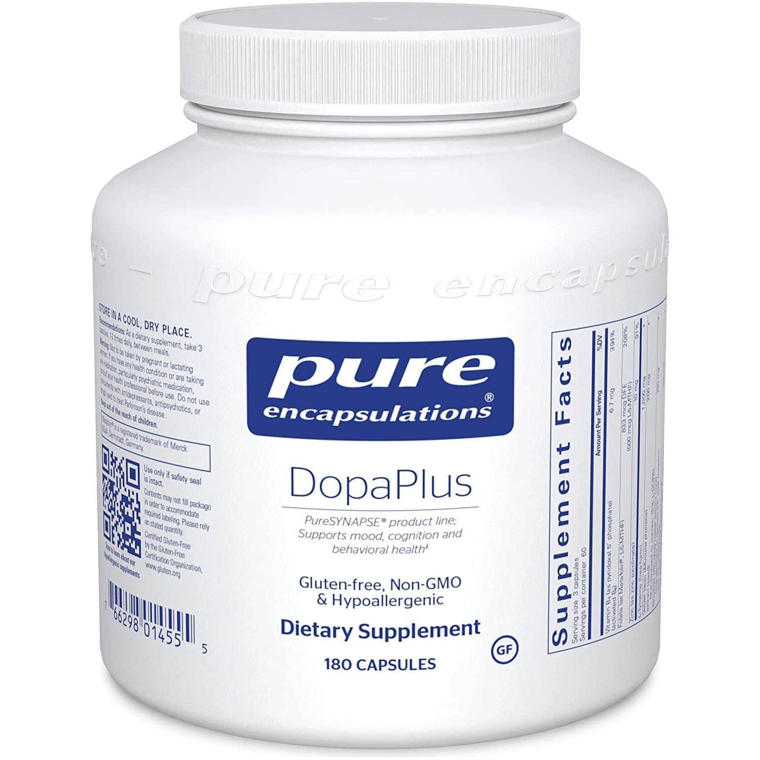 Pure Encapsulations DopaPlus 180caps