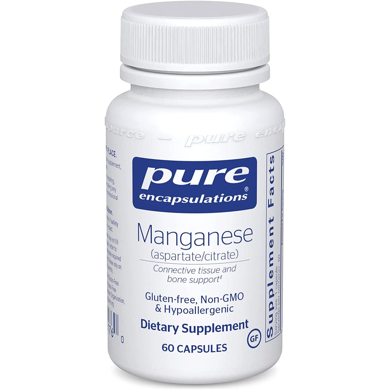 Pure Encapsulations Manganese 60 vcaps