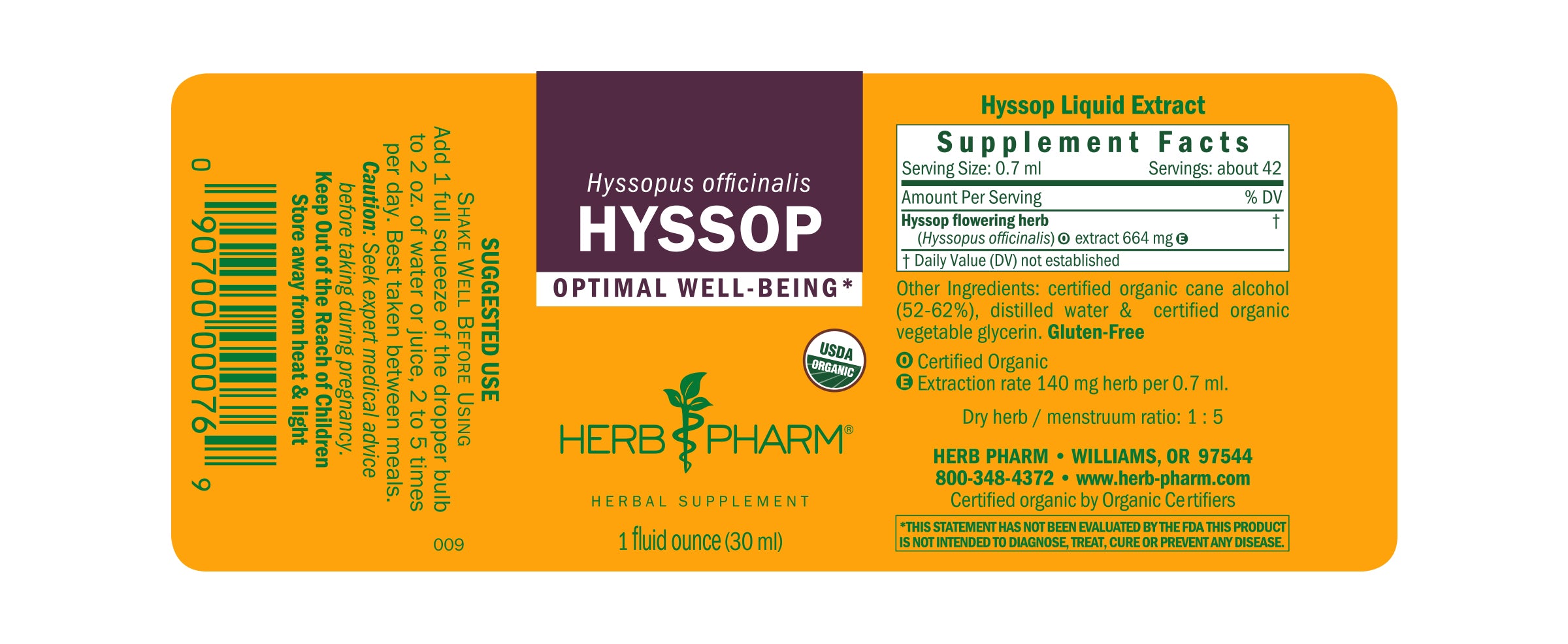 Herb Pharm Hyssop