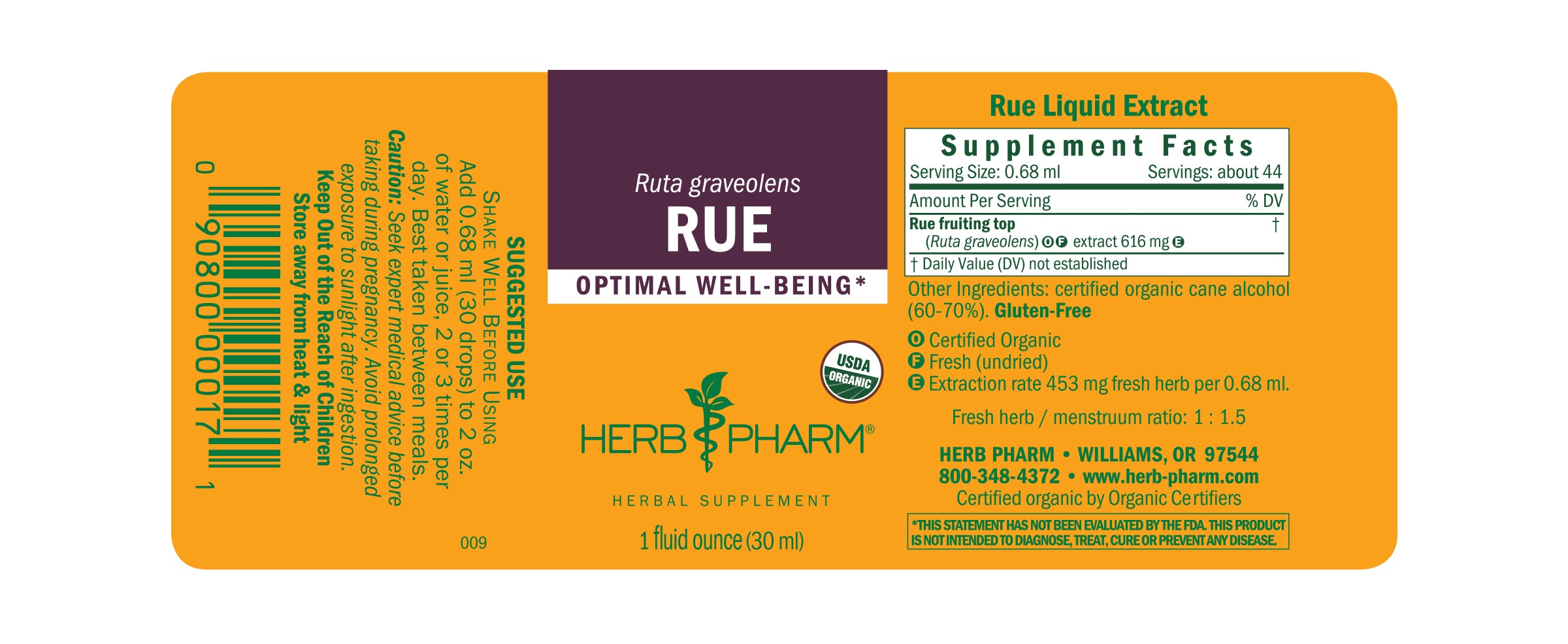 Herb Pharm Rue