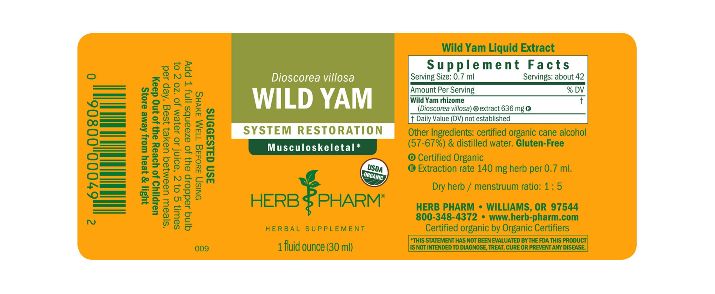 Herb Pharm Wild Yam