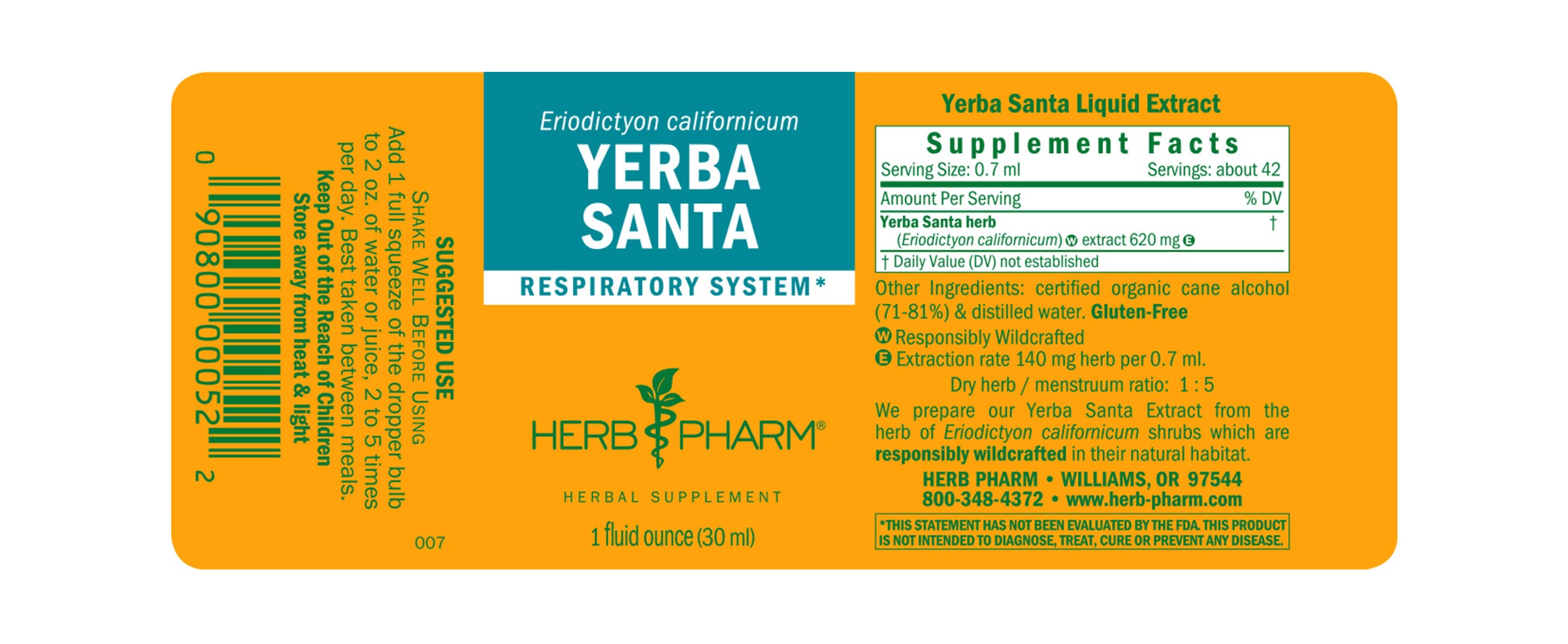 Herb Pharm Yerba Santa