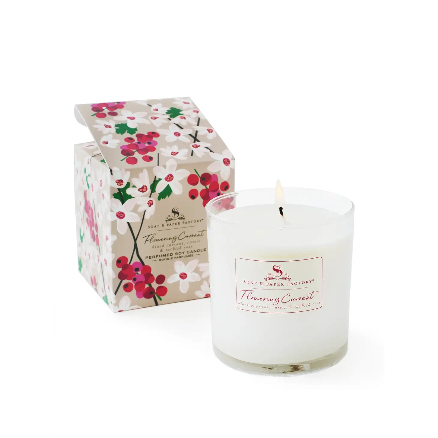 Soap & Paper Factory Flowering Currant  Large Soy Candle