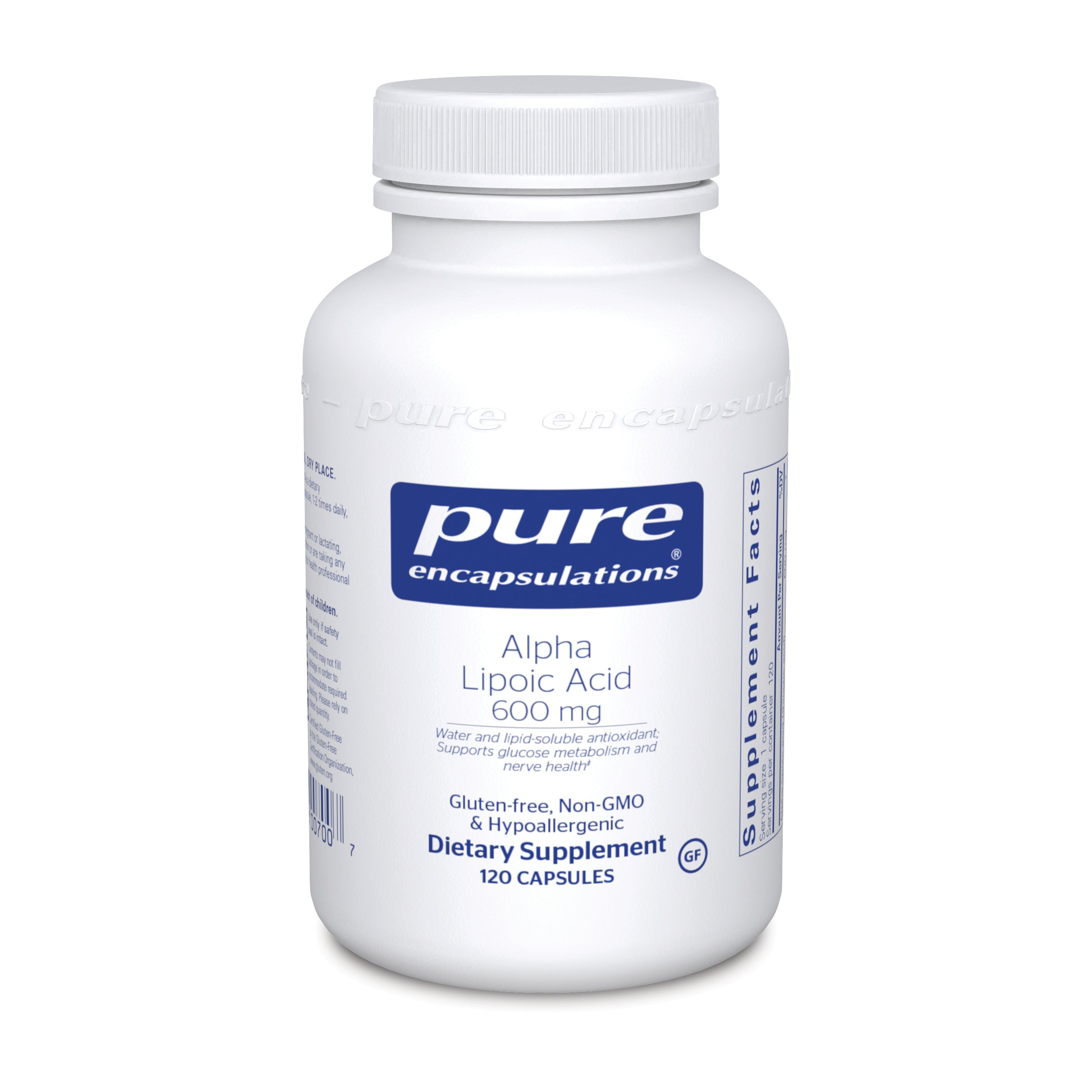 Pure Encapsulations Alpha Lipoic Acid 600mg