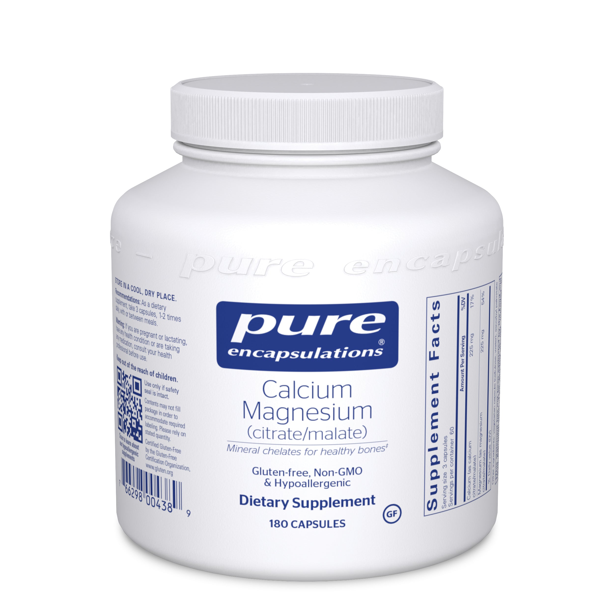 Pure Encapsulations Calcium Magnesium (Citrate)