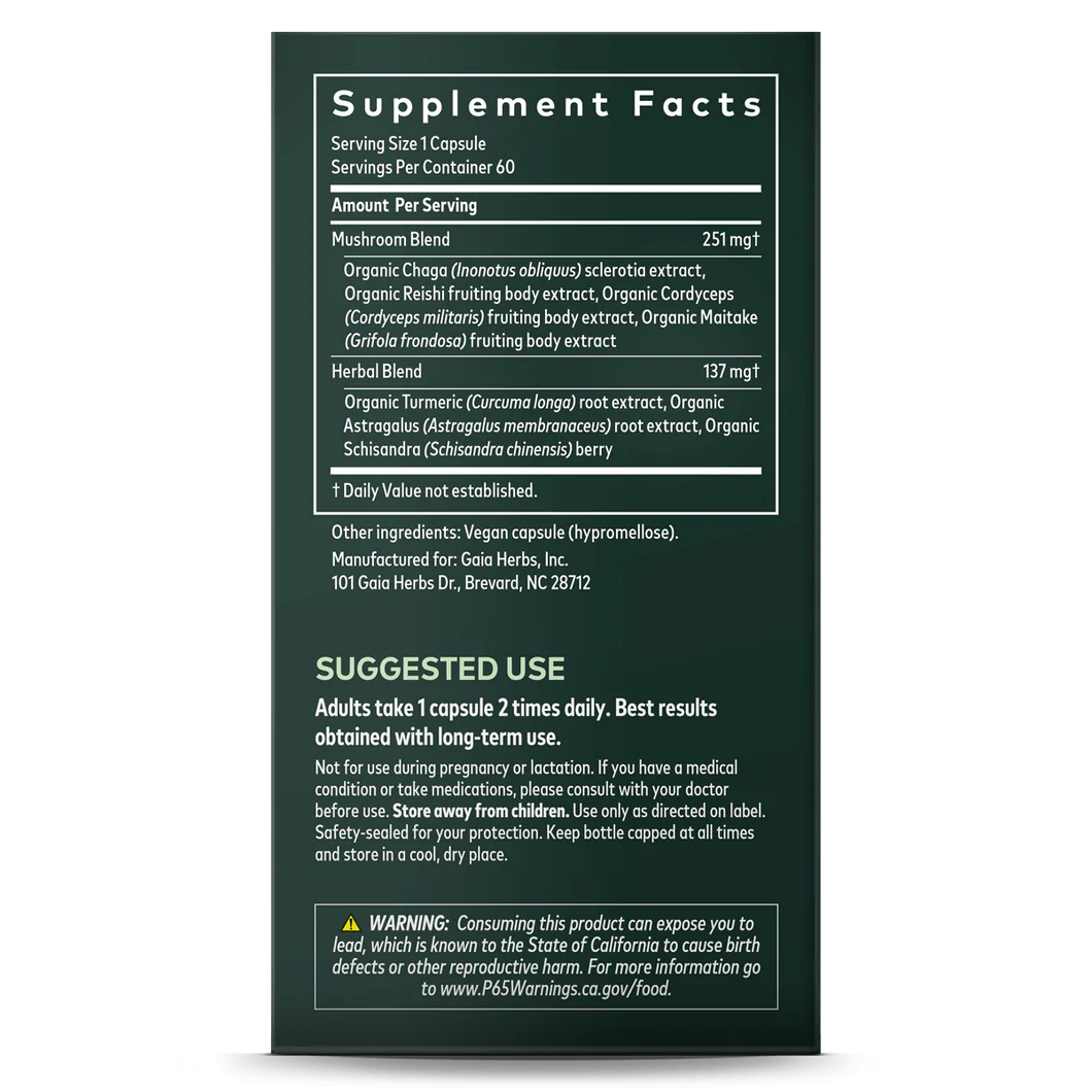 Gaia Everyday Immune Mushrooms and Herbs