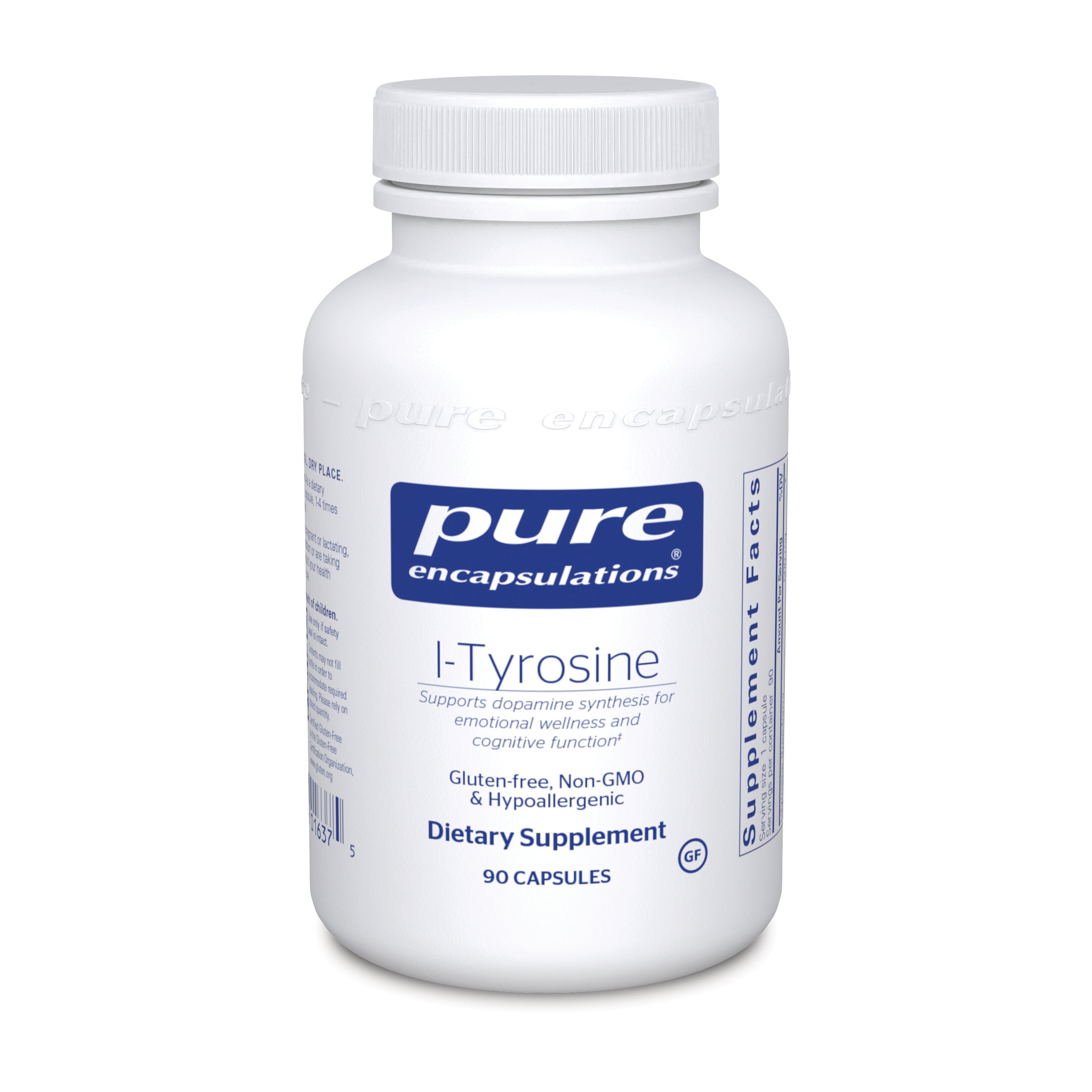 Pure Encapsulations L-Tyrosine 500mg 90 VCap