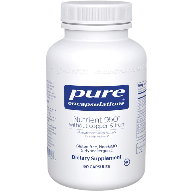 Pure Encapsulations Nutrient 950 w/o copper & iron