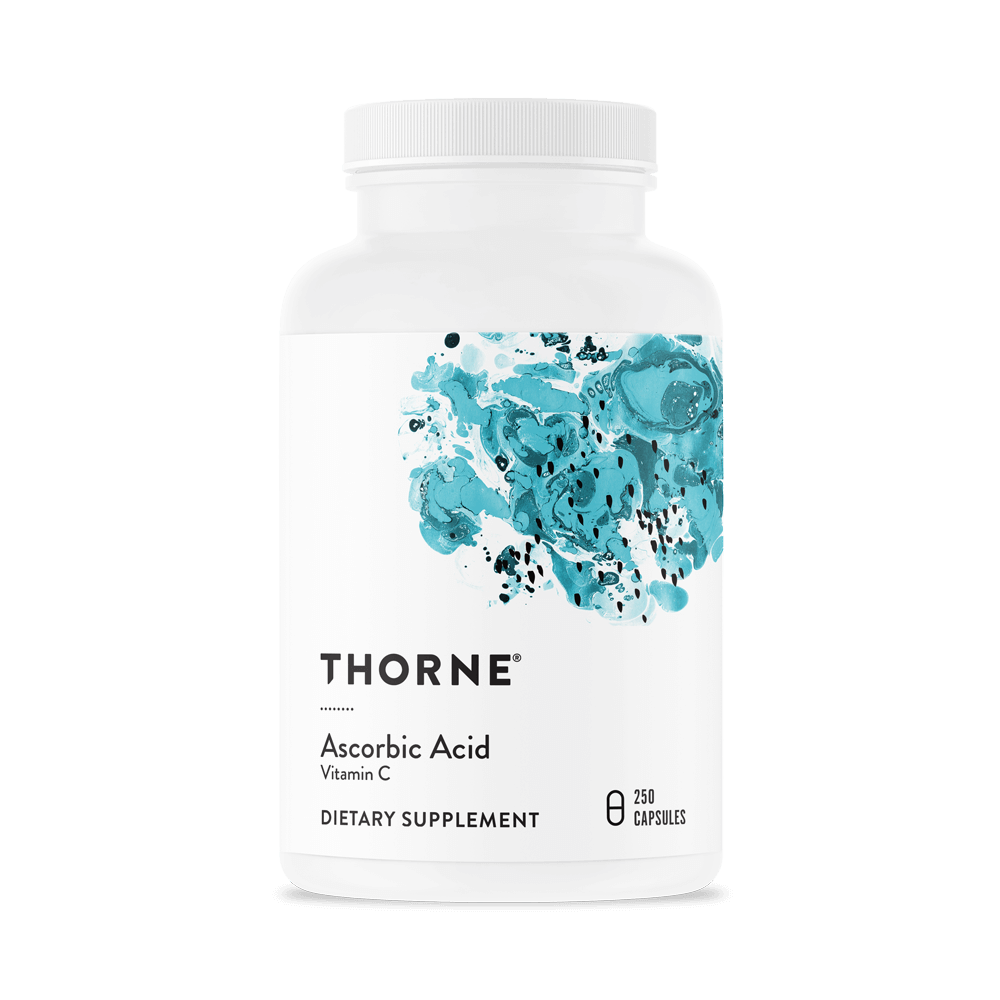 Thorne Ascorbic Acid Vitamin C 60 capsules