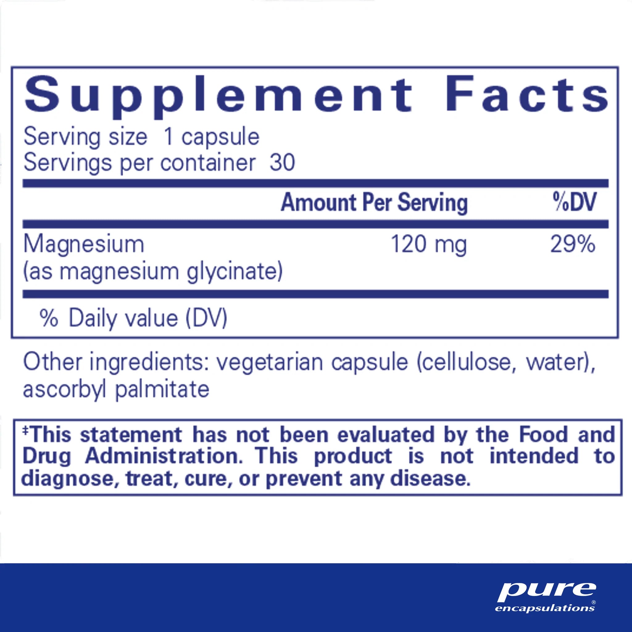 Pure Encapsulations Magnesium Glycinate