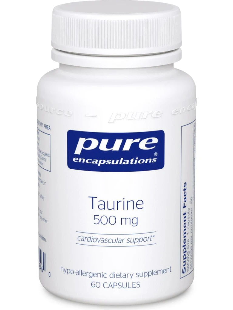 Pure Encapsulations Taurine 500mg 60 caps