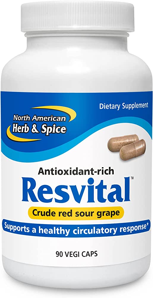 North American Herb & Spice Resvital 90 Vegicaps