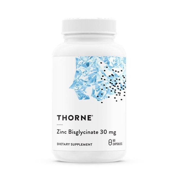 Thorne ZInc Bisglycinate 30 mg 60 caps